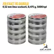 JSB Exact RS Diabolo 4,52 mm ilma-aseluoti, 0,475 g, 5000 kpl, kymmenen 500 luodin rasiaa  - 4,5 mm luodit - 8594180450486 - 8
