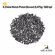 JSB Match Pistol (Green) 4,51 mm ilmapistooli luoti 0,475 g - 4,5 mm ilmapistooliluodit - 8594180450226 - 8