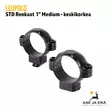Leupold STD Rengas 1" Medium - 1" kiikarinrenkaat - 030317499006 - 1
