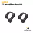 Leupold STD renkaat 30mm Super High - 30mm kiikarinrenkaat - 030317510336 - 2