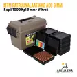 MTM ACC 9 mm Ammo Can patruunalaatikko, 10x-P100-9 - Pistoolin patruunoille - 026057362496 - 3