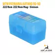MTM RS-50-24 222-222 Mag, patruunalaatikko 50 rounds, Flip-Top - Patruunalaatikot, -rasiat ja -levyt - 026057217246 - 1