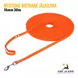 Mystique Biothane oranssi jälkiliina - Metsästyskoiran koulutustarvikkeet - 8586017450516 - 17