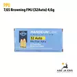 PPU 7,65 Browning FMJ 4,6g (32 Auto) pistoolinpatruuna - Muut pistoolinpatruunat - 8605003800026 - 1