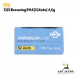 PPU 7,65 Browning FMJ 4,6g (32 Auto) pistoolinpatruuna - Muut pistoolinpatruunat - 8605003800026 - 5