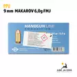 PPU 9 mm Makarov FMJ 6g pistoolinpatruuna - 9mm pistoolin patruunat - 8605003813286 - 5