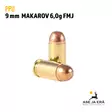 PPU 9 mm Makarov FMJ 6g pistoolinpatruuna - 9mm pistoolin patruunat - 8605003813286 - 2