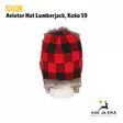 Salon Aviator Hat Lumberjack, 59 - Metsästyshatut - 6419647052626 - 1