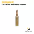 Sellier & Bellot .308 Win / 7,62x51 FMJ 13g Subsonic kiväärinpatruuna - 308 kaliiperi - 8590690341566 - 3