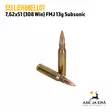 Sellier & Bellot .308 Win / 7,62x51 FMJ 13g Subsonic kiväärinpatruuna - 308 kaliiperi - 8590690341566 - 2