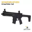 Sig Sauer MPX ASP Gen II 4,5mm ilmakivääri, Black - CO2 ilmakiväärit - 798681662456 - 6