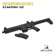 Sig Sauer MPX ASP Gen II 4,5mm ilmakivääri, Black - CO2 ilmakiväärit - 798681662456 - 9