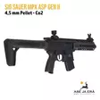 Sig Sauer MPX ASP Gen II 4,5mm ilmakivääri, Black - CO2 ilmakiväärit - 798681662456 - 3