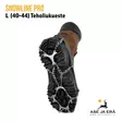 Snowline Pro teholiukueste  L (40-44) - Liukueste kiinnitettynä kanta ylöspäin - Pohjalliset ja kenkätarvikkeet - 9005528390306 - 4