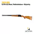 Tikka M66 12/70-222rem Yhdistelmäase Käytetty - Käytetyt yhdistelmäaseet - 21836 - 4