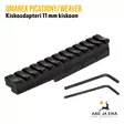 Umarex Picatinny/Weaver kiskoadapteri 11 mm kiskoon, adapteri ja avaimet - Tukit, kiskot, kahvat ja bipodit - 4000844588586 - 9
