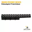 Umarex Picatinny/Weaver kiskoadapteri 11 mm kiskoon sivusta - Tukit, kiskot, kahvat ja bipodit - 4000844588586 - 3
