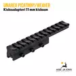 Umarex Picatinny/Weaver kiskoadapteri 11 mm kiskoon takaviistosta - Tukit, kiskot, kahvat ja bipodit - 4000844588586 - 1