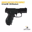 Umarex Walther CP99 Compact CO2 4,5 mm Blowback ilmapistooli - BB kuula ilmapistoolit - 4000844383686 - 10