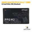 Walther PPQ M2 Q4 ilmapistooli 4,6" Combo Pellet CO2 - Ilma-aseluoti ilmapistoolit - 4000844848956 - 15