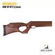 Weihrauch HW 97 KT 5,5mm Ilmakivääri - yksityiskohta aseen perästä - Vipuviritteiset ilmakiväärit - 4042406116646 - 9