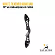 White Feather Nightjar 19" vastakaarijousen runko - Vastakaarijousen rungot - 8720054608176 - 7