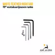 White Feather Nightjar 19" vastakaarijousen runko - Vastakaarijousen rungot - 8720054608176 - 9
