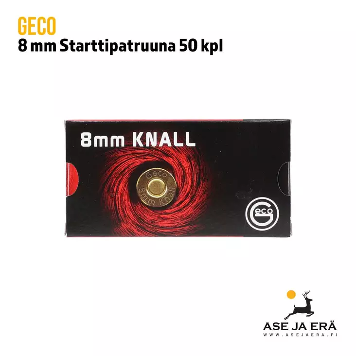 8mm Geco starttipatruuna 50 kpl - Starttiaseen patruunat - 4000294173196 - 1