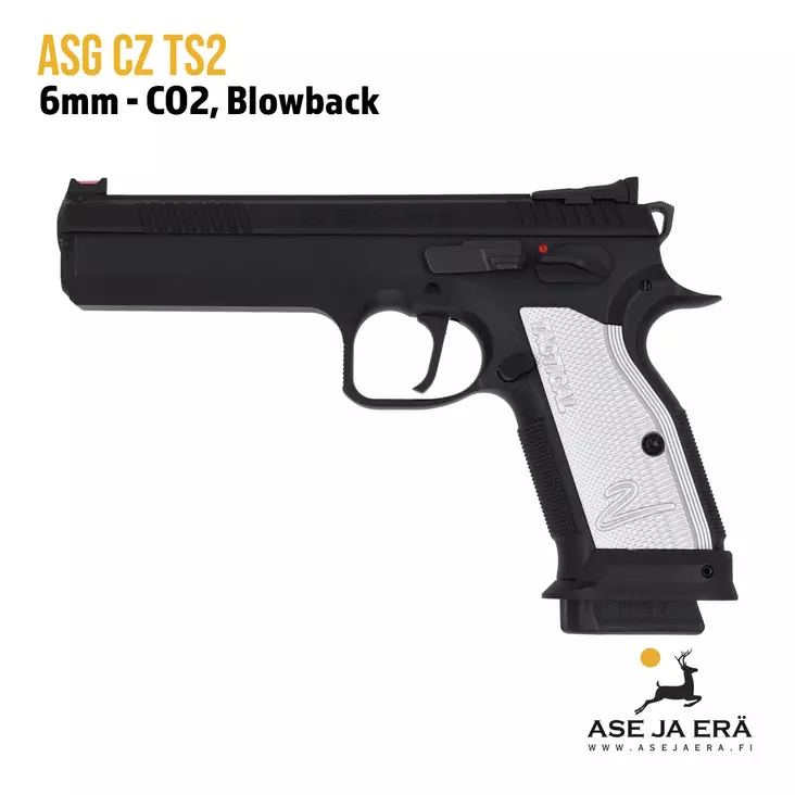 ASG CZ TS2 CO2 airsoft pistooli blowback - Pistoolit ja -revolverit - 5707843098366 - 1