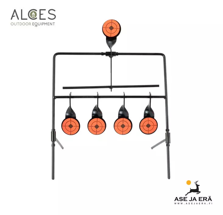 Alces Heiluritaulu 4+1 ilma-aseille - Liikkuvat maalitaulut - 7340143709686 - 1