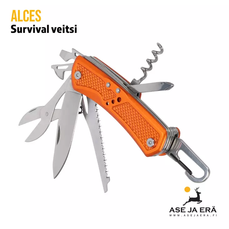 Alces Survival knife - Puukot - 7340143777456 - 1