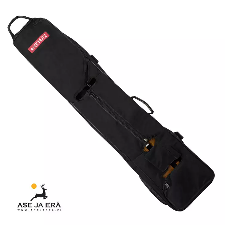 Anschutz biathlon asepussi, musta-punainen - Asepussit ja -laukut - A009186 - 2