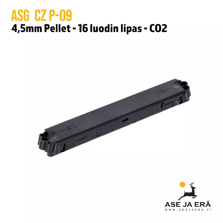 ASG CZ P-09 4,5mm lipas 16 luodille - ASG Lippaat - 5707843055116 - 2