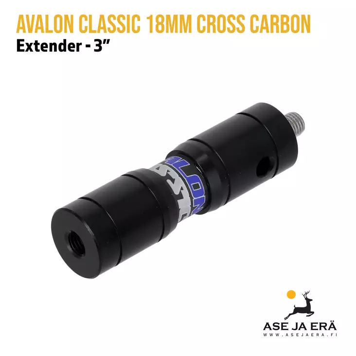 Avalon Classic 18mm Cross Carbon 3" - Myyntipakkaus - Ulontajat - 6426013018094 - 14