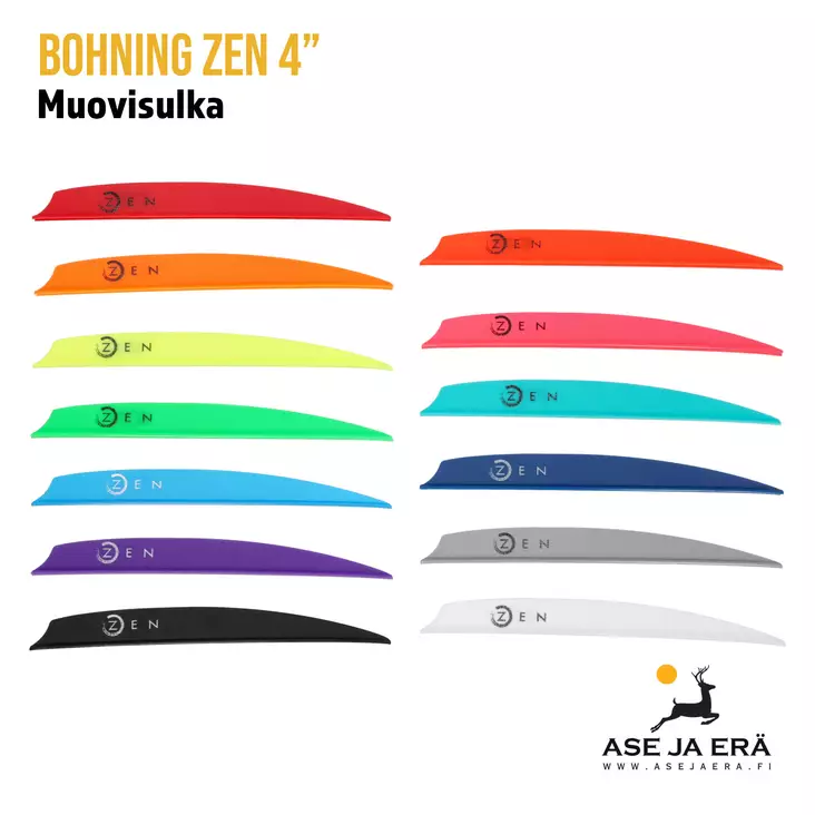 Bohning Zen 4" valkoinen 1 kpl - Värilajitelma kaikki värit - Muovisulat - 1163201156 - 1
