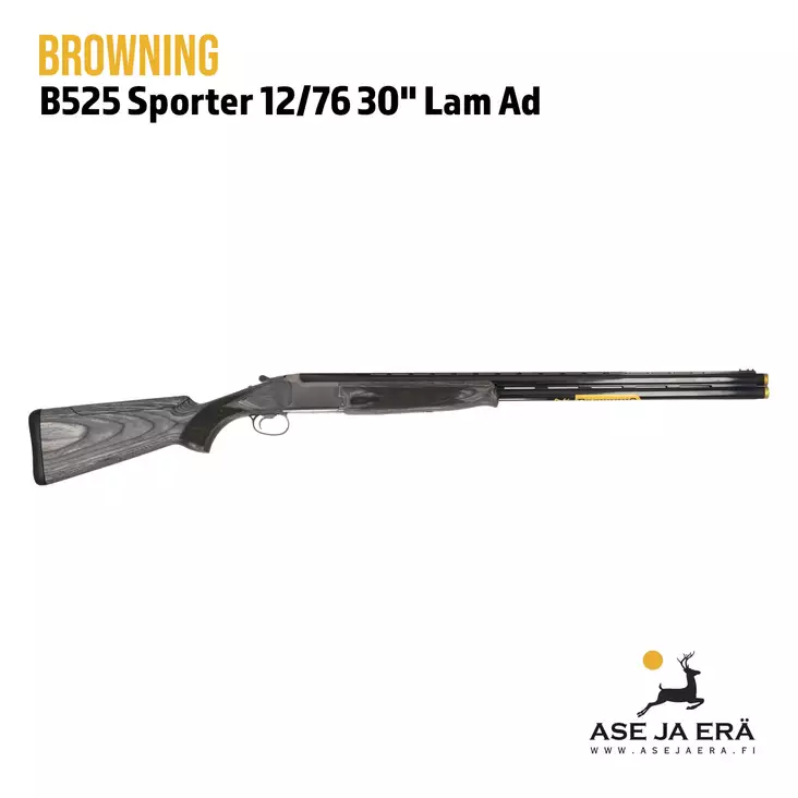 Browning B525 Sporter 12/76 Haulikko sädettävällä poskipakalla laminatti tukkilla - Päällekkäispiippuiset haulikot - 634957372776 - 1
