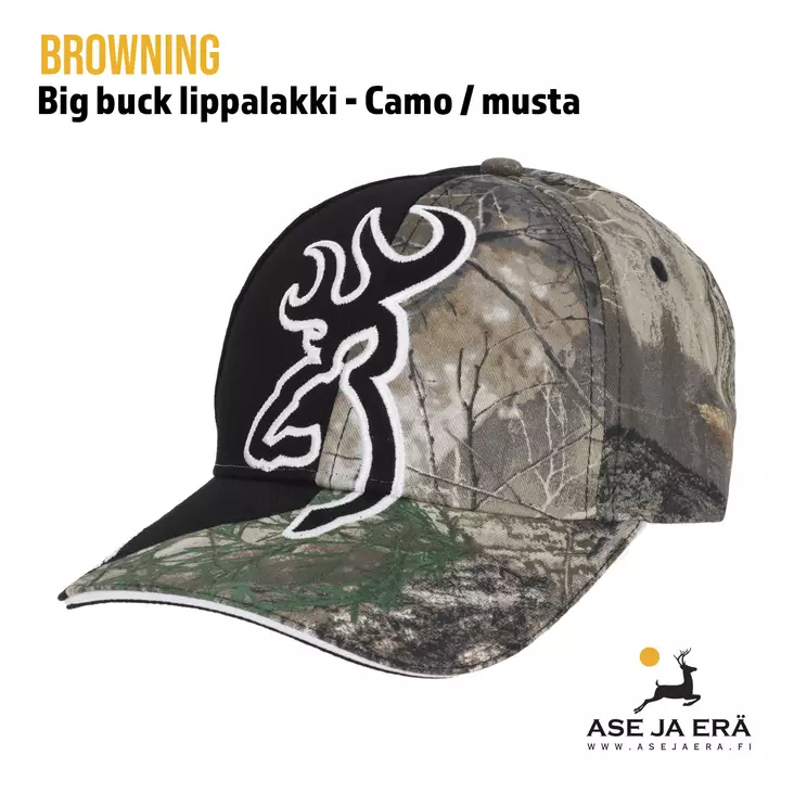 Browning Big Buck musta/camo lippis - Lippalakit - 023614384496 - 1