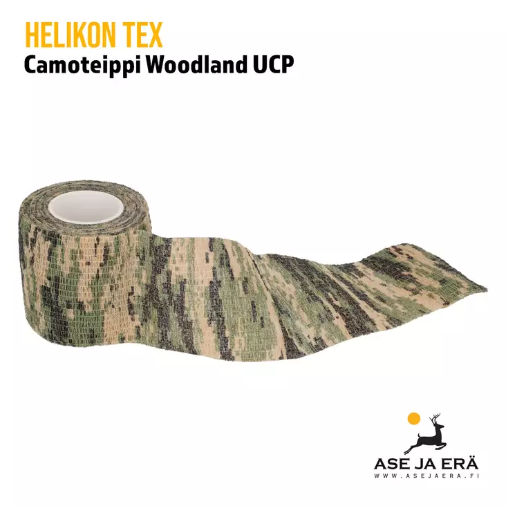 Helikon Camoteippi Woodland - UCP etuviistosta - Naamiointitarvikkeet - 5908218704466 - 4