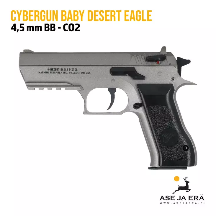 Cybergun Baby Desert Eagle 4,5mm CO2 ilmapistooli - BB kuula ilmapistoolit - 3559969583026 - 1