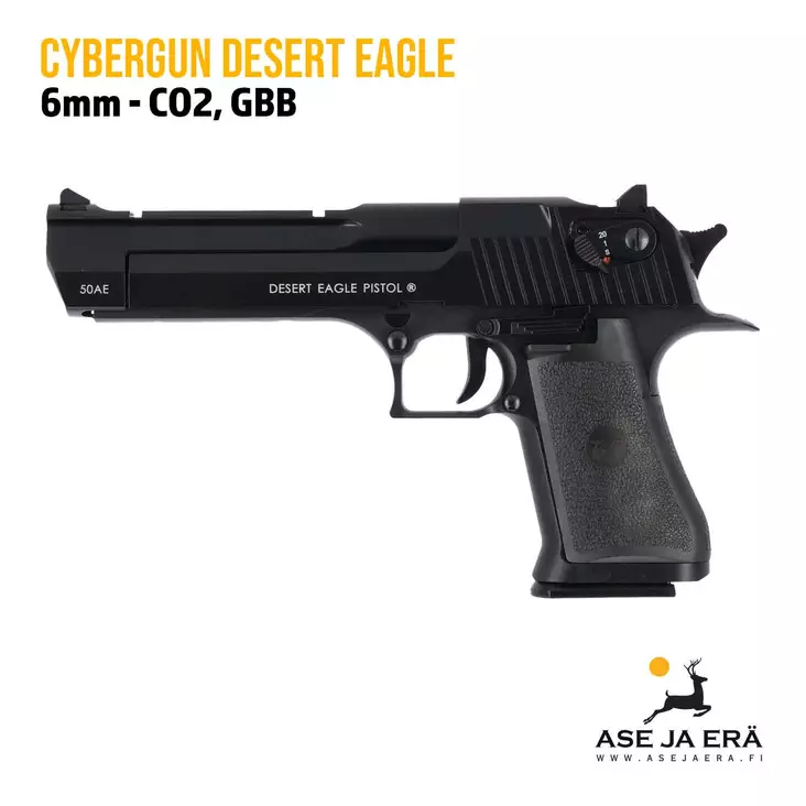 Cybergun Desert Eagle 6mm CO2 Blowback Airsoft pistooli - Pistoolit ja -revolverit - 3559960905056 - 1