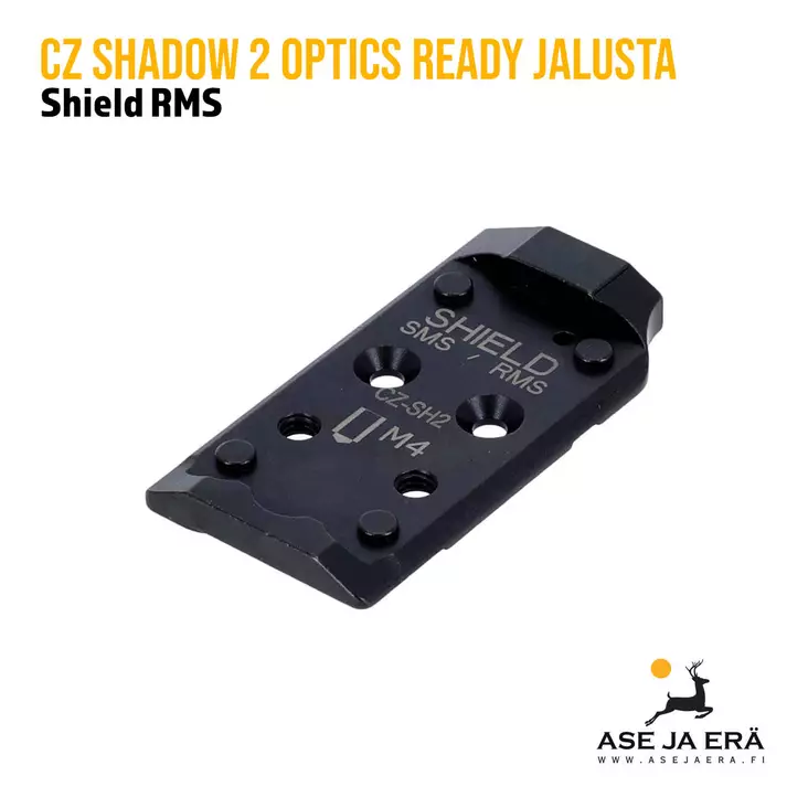 CZ Shadow2 Optics Ready jalusta Shield RMS - Punapiste- ja holotähtäinjalustat - 1091142006 - 3