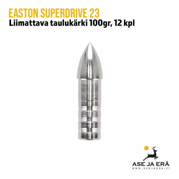 Easton Superdrive 23 liimattava taulukärki 12kpl - Liimattavat taulukärjet - 0723560275076 - 1
