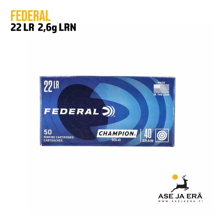 Federal Lightning 22LR 2,6g pienoskivääripatruuna 510 - 22 LR patruunat - 029465056186 - 2
