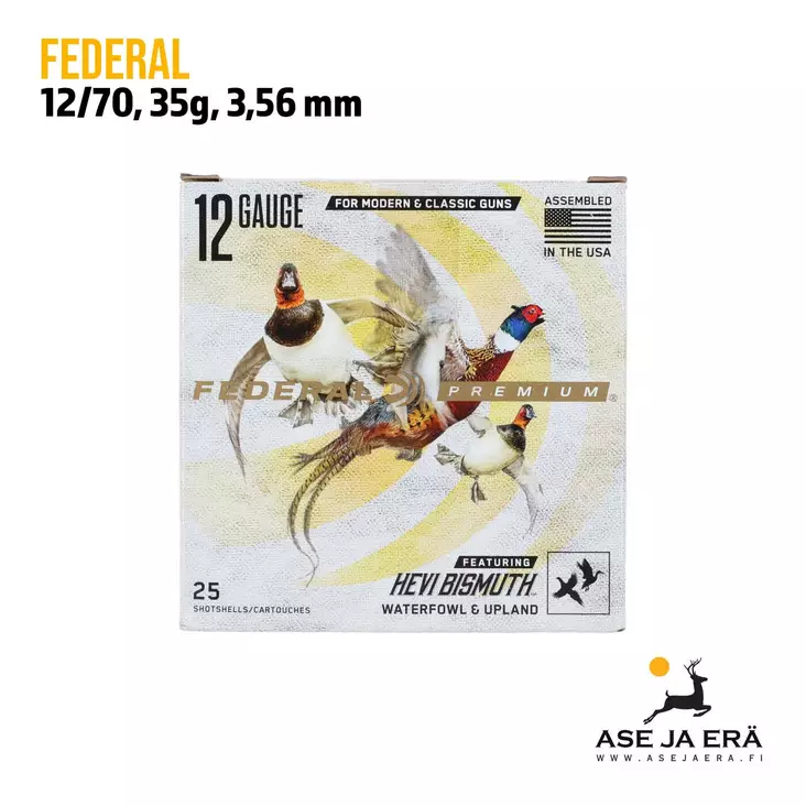 Federal Premium Hevi Bismuth 12/70 35g haulikon patruuna - Lyijyttömät patruunat - 604544687446 - 1