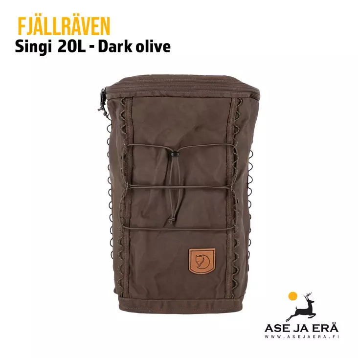 Fjällräven Singi 20 l Dark Olive Selkäreppu - Reput - 7323450522216 - 1