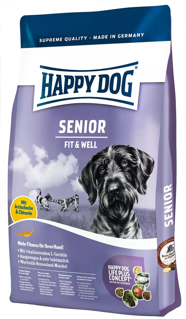 koiranruoka_Happy Dog F&W Senior 4kg - Happy dog koiranruoka - 60026 - 1