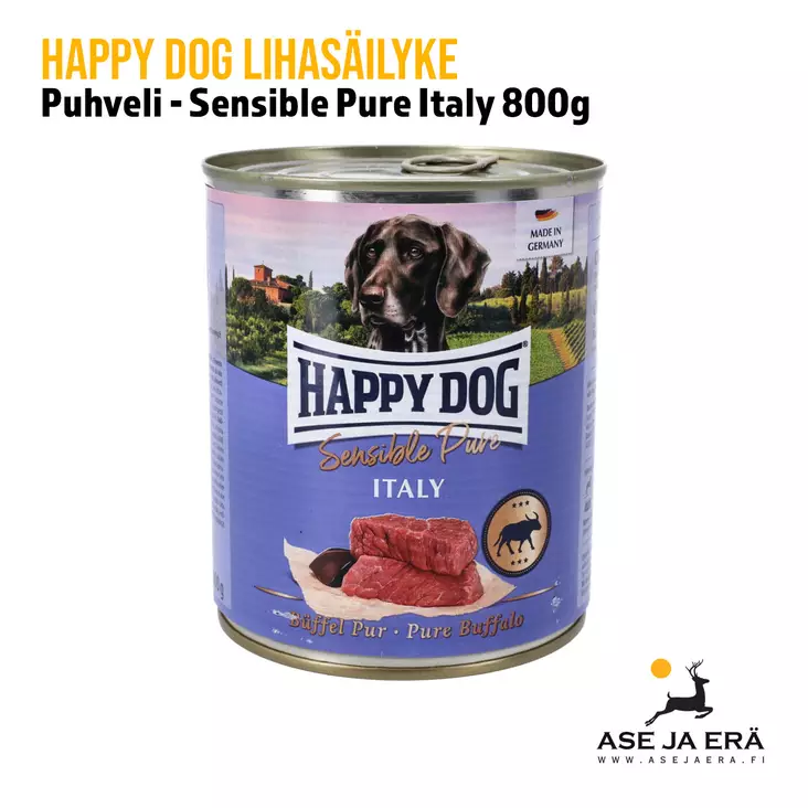 Happy Dog Sensible Pure Italy Puhveli lihasäilyke 800 g - Lihasäilykkeet ja makkarat - 4001967041446 - 1