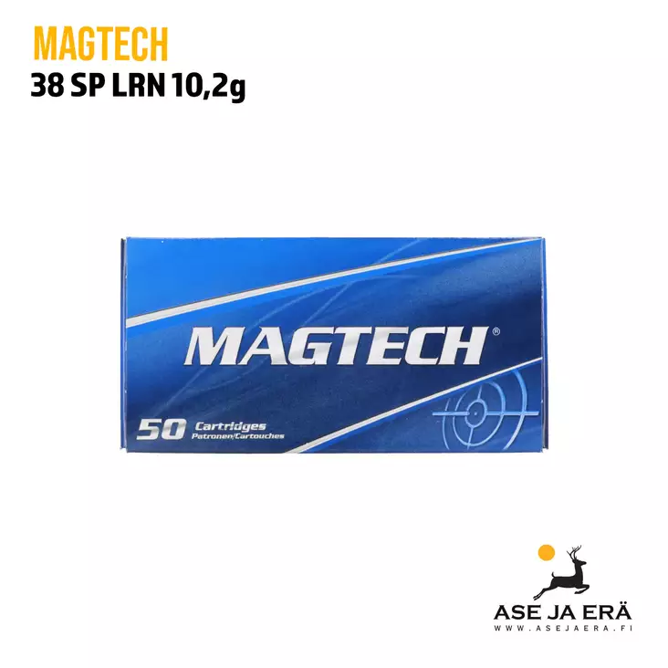 Magtech 38A 38 Special LRN 158gr 10,24g revolverinpatruuna - Revolverin patruunat - 7891798043156 - 5