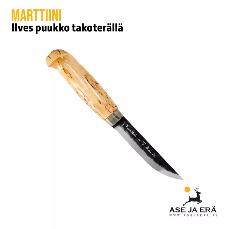 Marttiini Ilves puukko takoterällä - yleiskuva - Puukot - 6416885078746 - 1