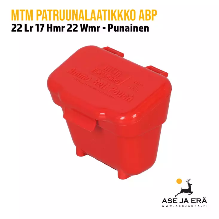 MTM ABP Ammo Pouch vyörasia, ilmakiväärin luodit tai 22/17HMR patruunat - Patruunalaatikot, -rasiat ja -levyt - 026057360126 - 1